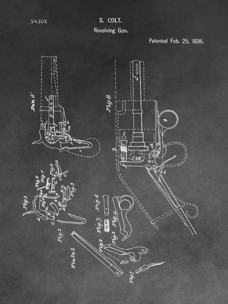 Colt Revolver - 1836 art print by Dan Sproul for $57.95 CAD