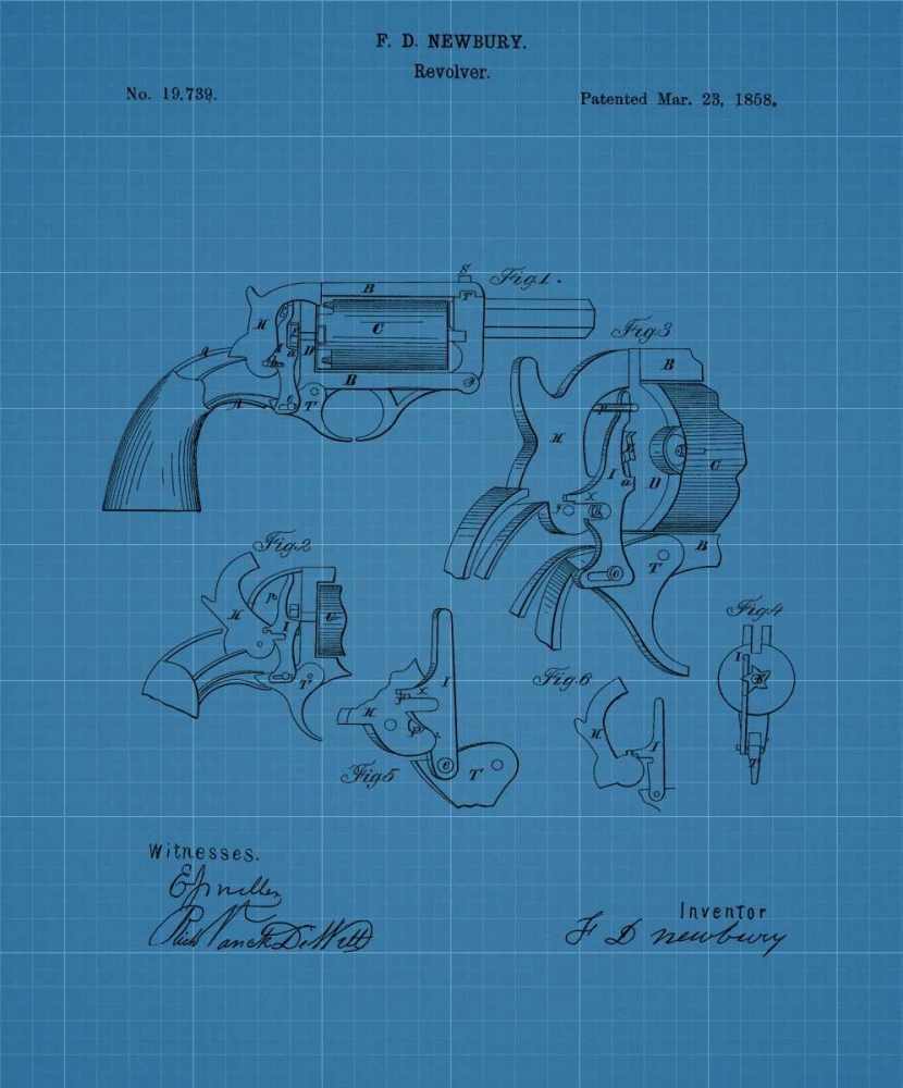 Revolver - 1858 art print by Dan Sproul for $57.95 CAD