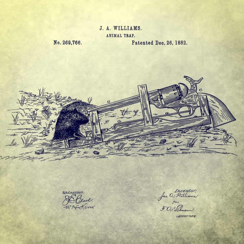 Animal Trap - 1882 art print by Dan Sproul for $57.95 CAD