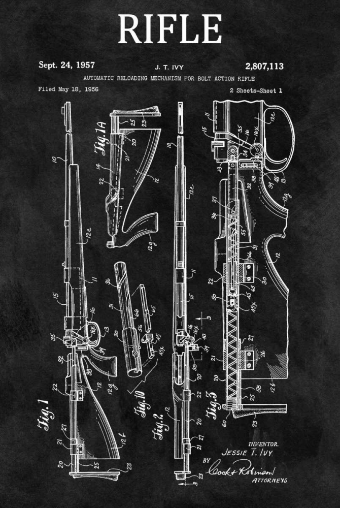 Bolt Action Mechanisim - 1956-C art print by Dan Sproul for $57.95 CAD