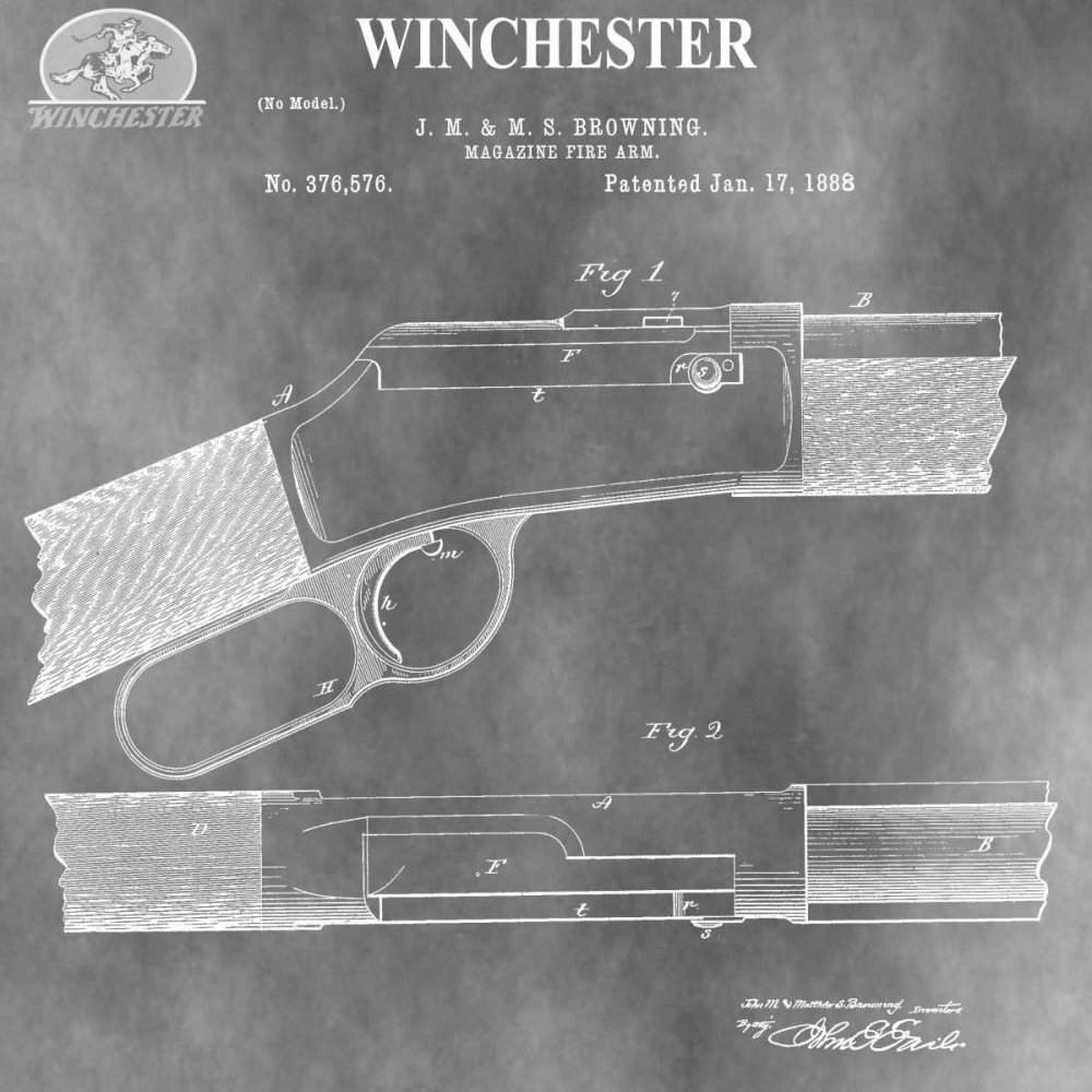 Winchester Magazine Fire Arm, art print by Dan Sproul for $57.95 CAD