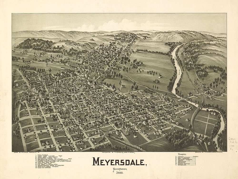 Meyersdale PA art print by Dan Sproul for $57.95 CAD