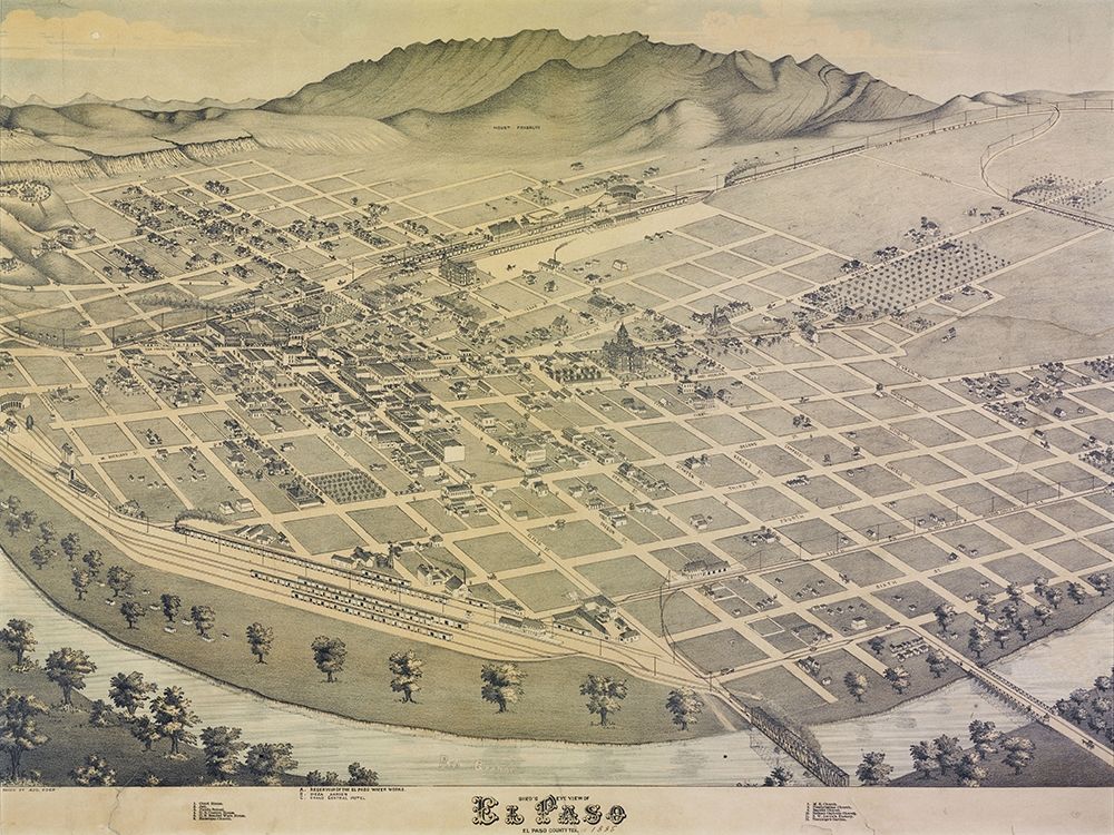 El Paso, TX art print by Dan Sproul for $57.95 CAD