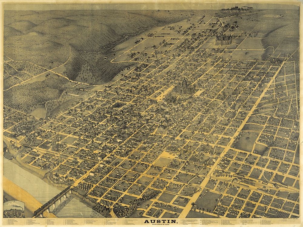 Austin, TX art print by Dan Sproul for $57.95 CAD