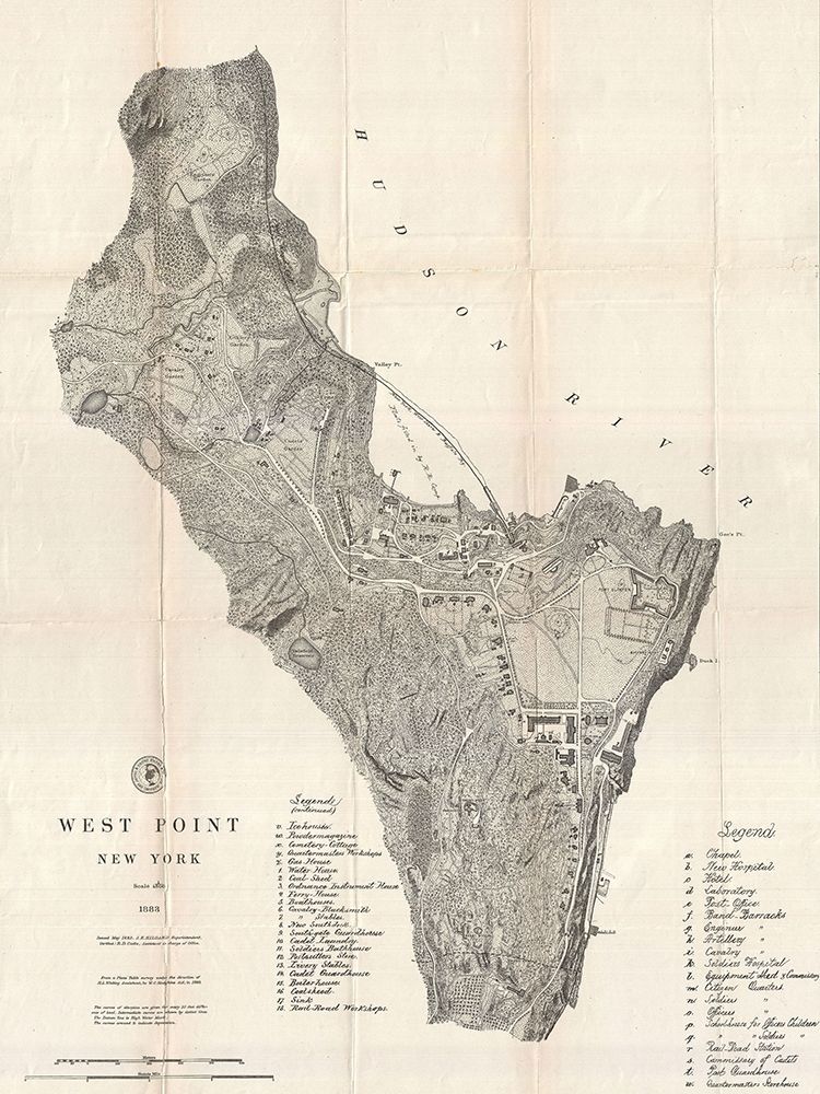 West Point, NY-1883 art print by Dan Sproul for $57.95 CAD