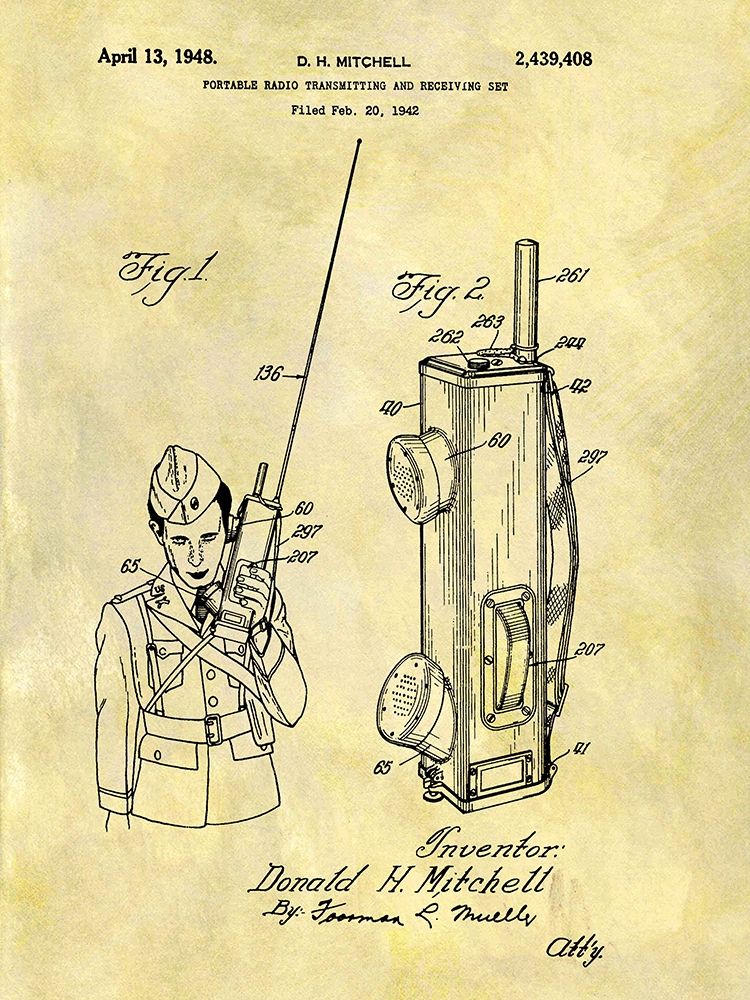 Portable Radio 1948 art print by Dan Sproul for $57.95 CAD