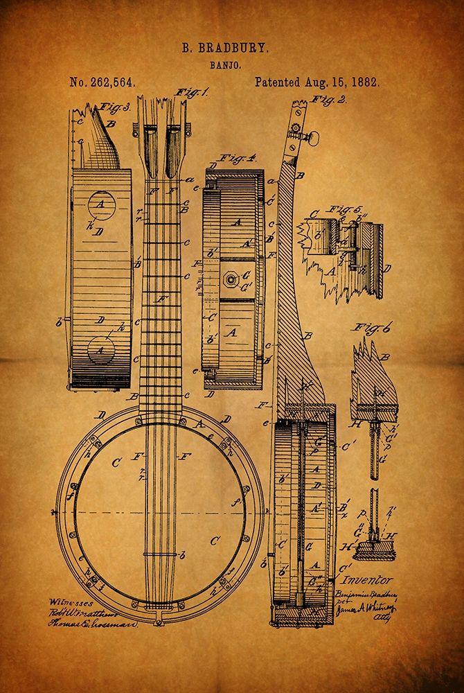 Banjo 1882 art print by Dan Sproul for $57.95 CAD