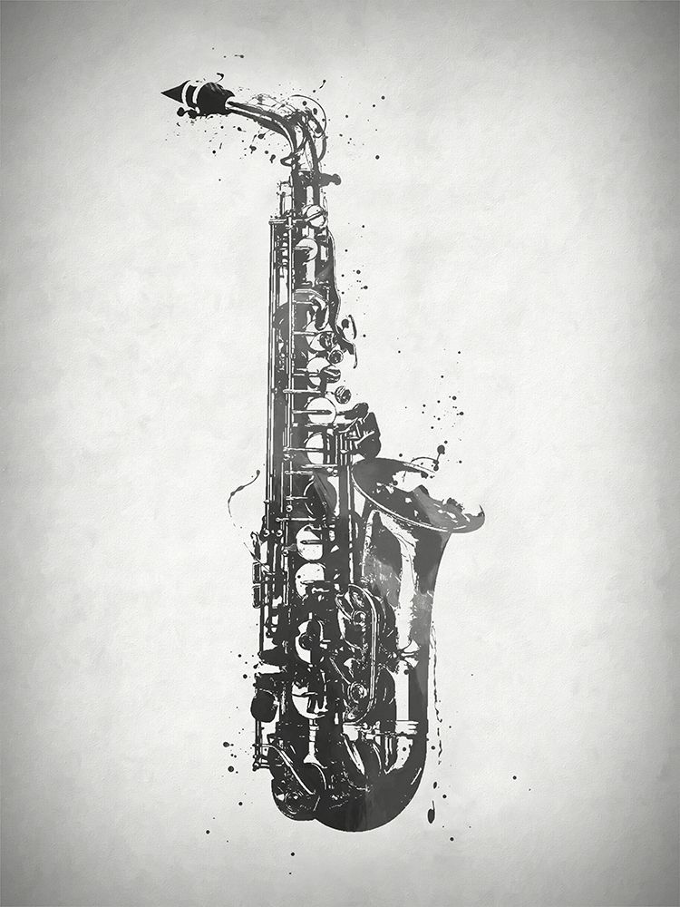 Black and White Sax art print by Dan Sproul for $57.95 CAD