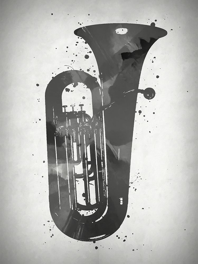 Black and White Tuba art print by Dan Sproul for $57.95 CAD