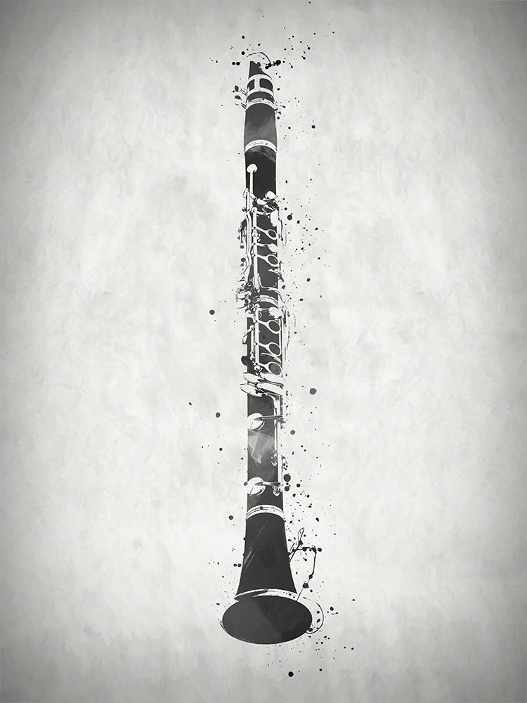 Black and White Clarinet art print by Dan Sproul for $57.95 CAD