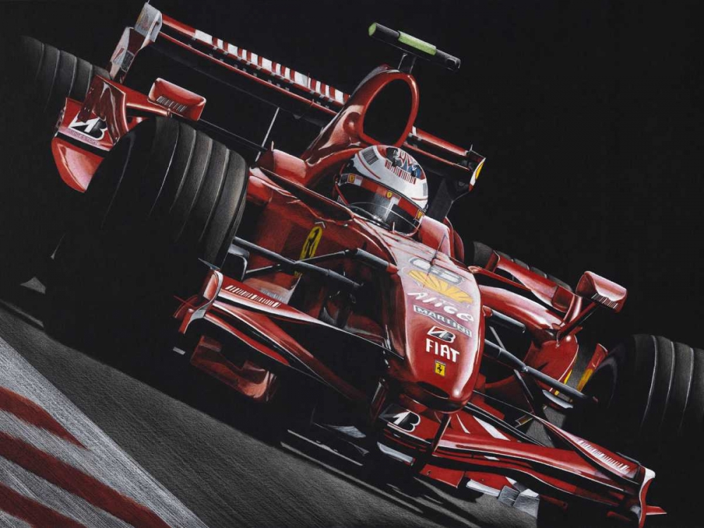 Raikkonen art print by Todd Strothers for $57.95 CAD
