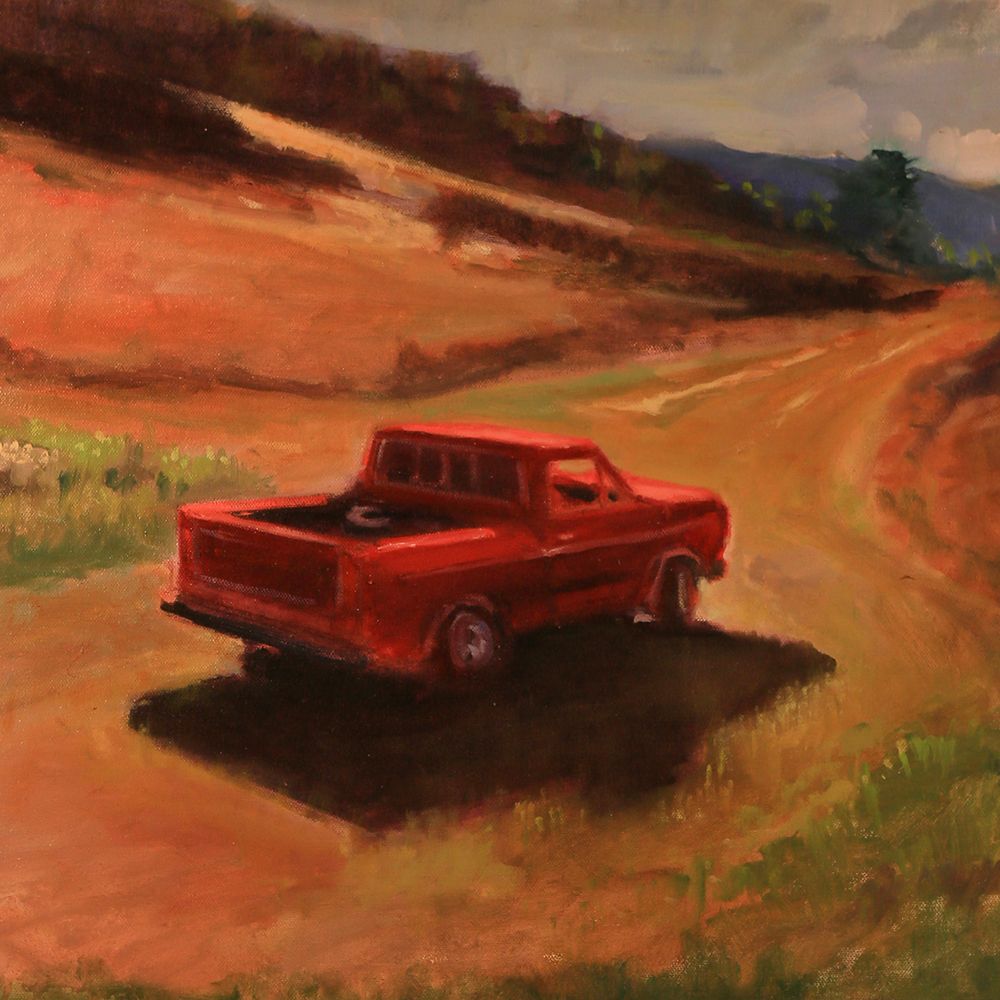 Red Truck Road art print by Eddie Barbini for $57.95 CAD