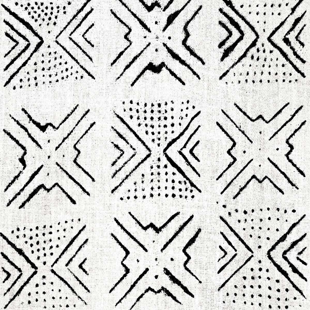 Mudcloth White IV art print by Ellie Roberts for $57.95 CAD