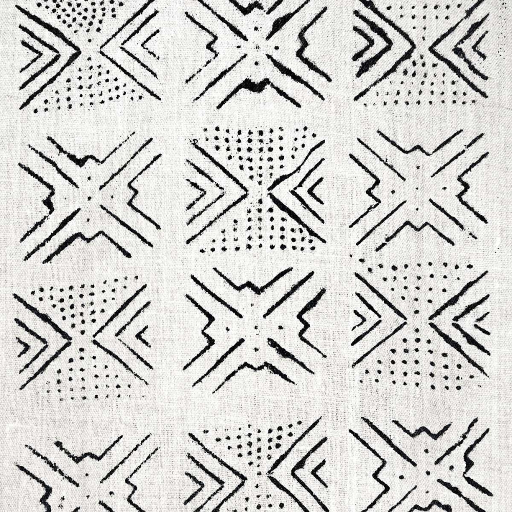 Mudcloth White V art print by Ellie Roberts for $57.95 CAD