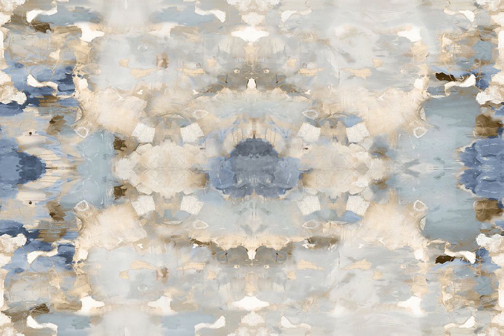 Harmony Blue and Brown II art print by Madeline Blake for $57.95 CAD