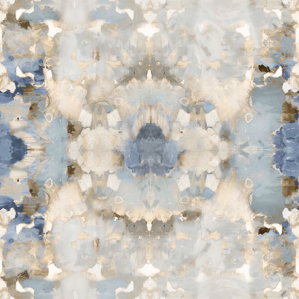 Harmony Blue and Brown III art print by Madeline Blake for $57.95 CAD