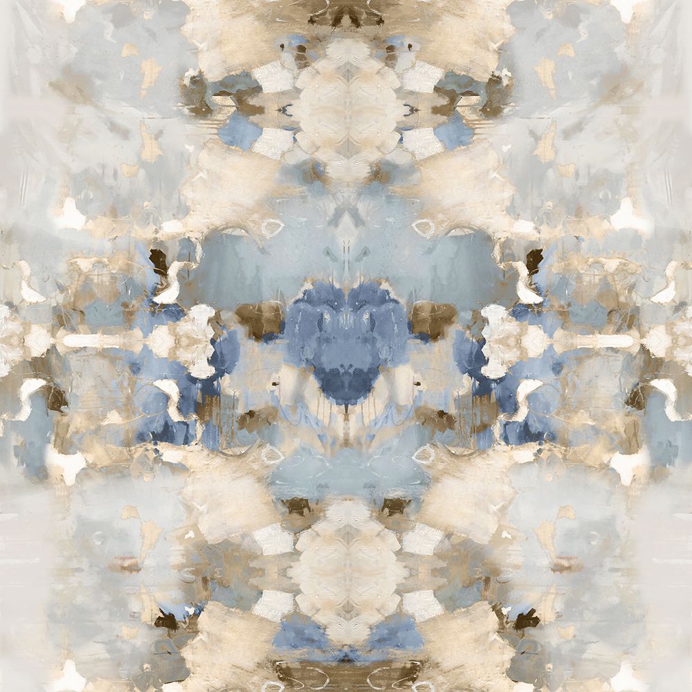 Harmony Blue and Brown IV art print by Madeline Blake for $57.95 CAD