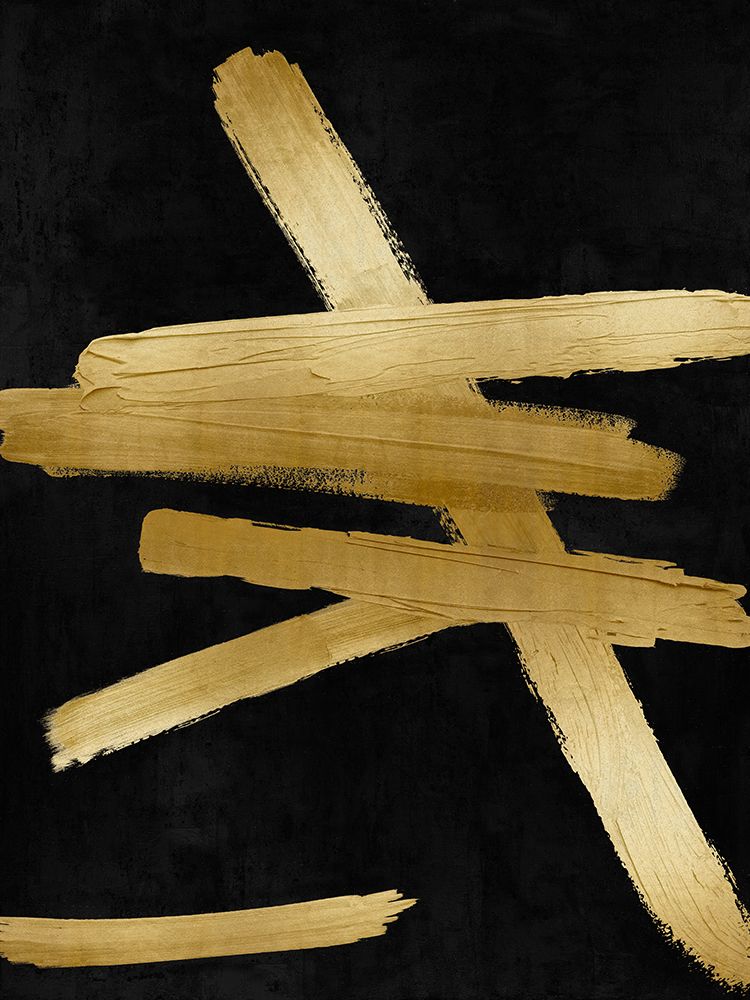 Crossroads Gold on Black II art print by Ellie Roberts for $57.95 CAD