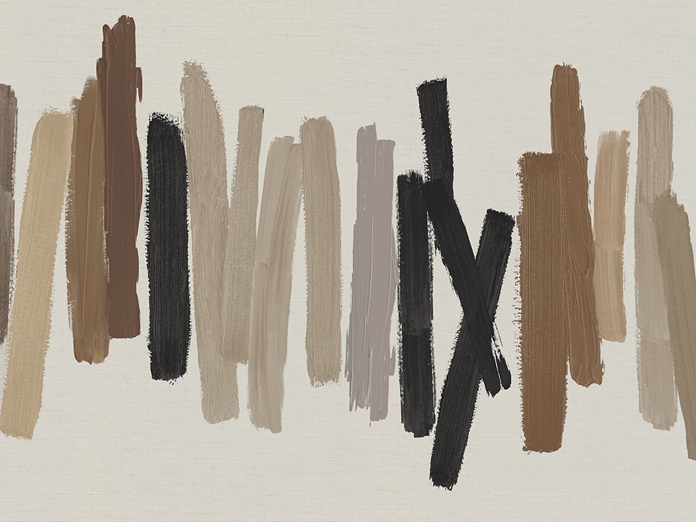 Strokes in Brown I art print by Ellie Roberts for $57.95 CAD