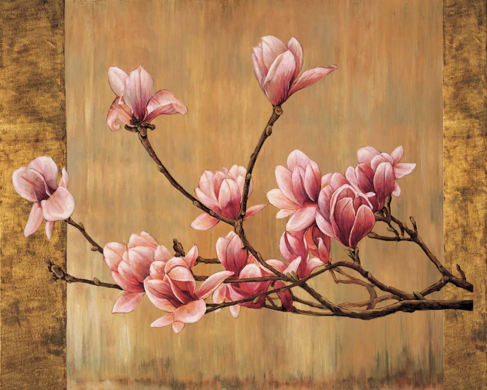 Pink Magnolias art print by Erin Lange for $57.95 CAD