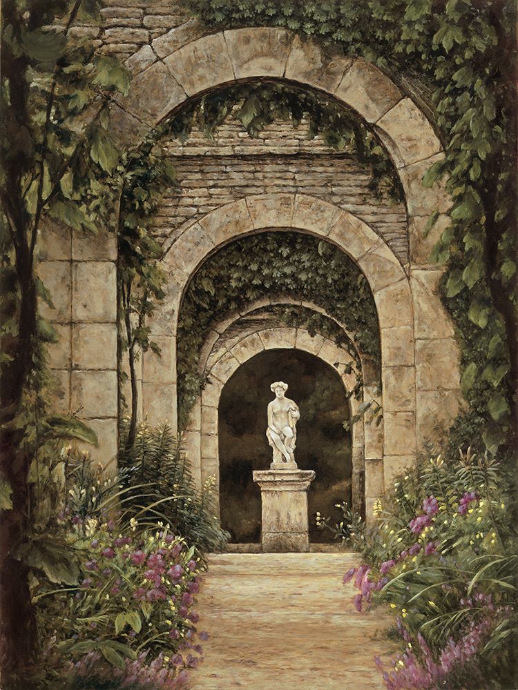 The Villa Garden art print by Elizabeth Wright for $57.95 CAD