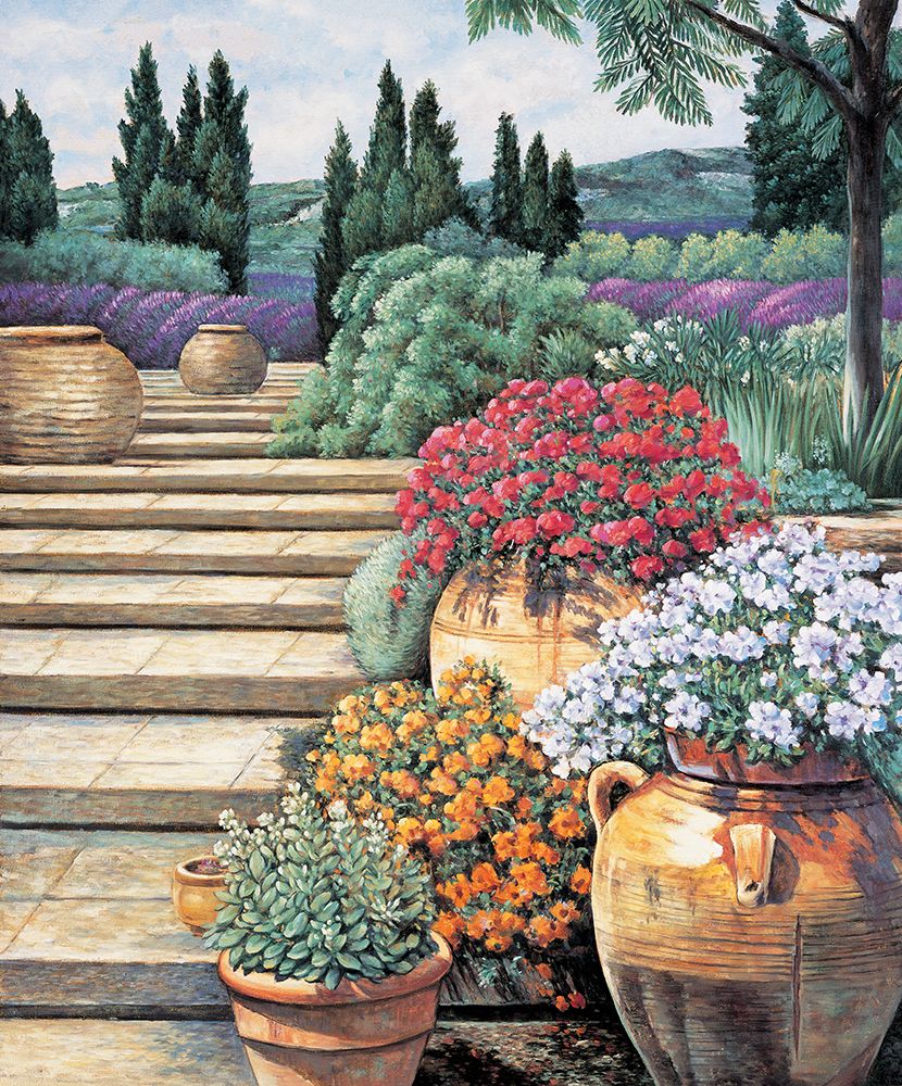 Provence Afternoon II art print by Elizabeth Wright for $57.95 CAD