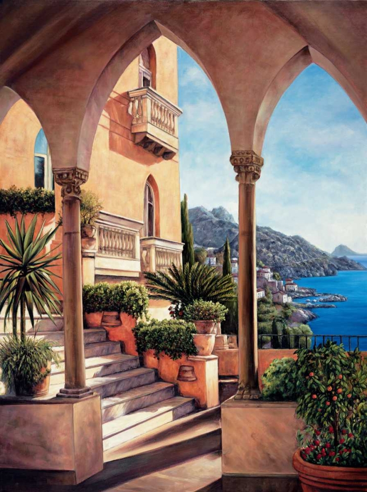 Palazzo on Amalfi art print by Elizabeth Wright for $57.95 CAD