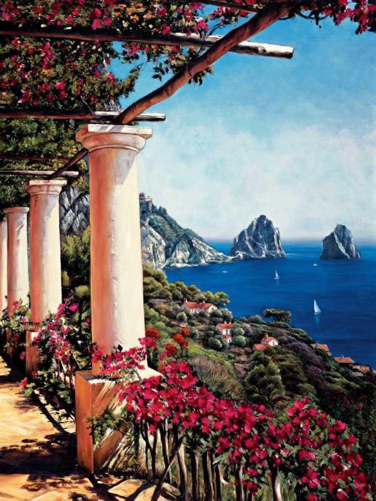 Pergola in Capri art print by Elizabeth Wright for $57.95 CAD