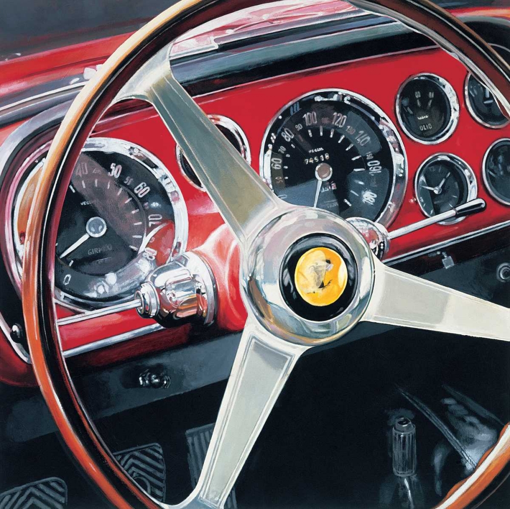 Rosso Corsa art print by Francis Brook for $57.95 CAD