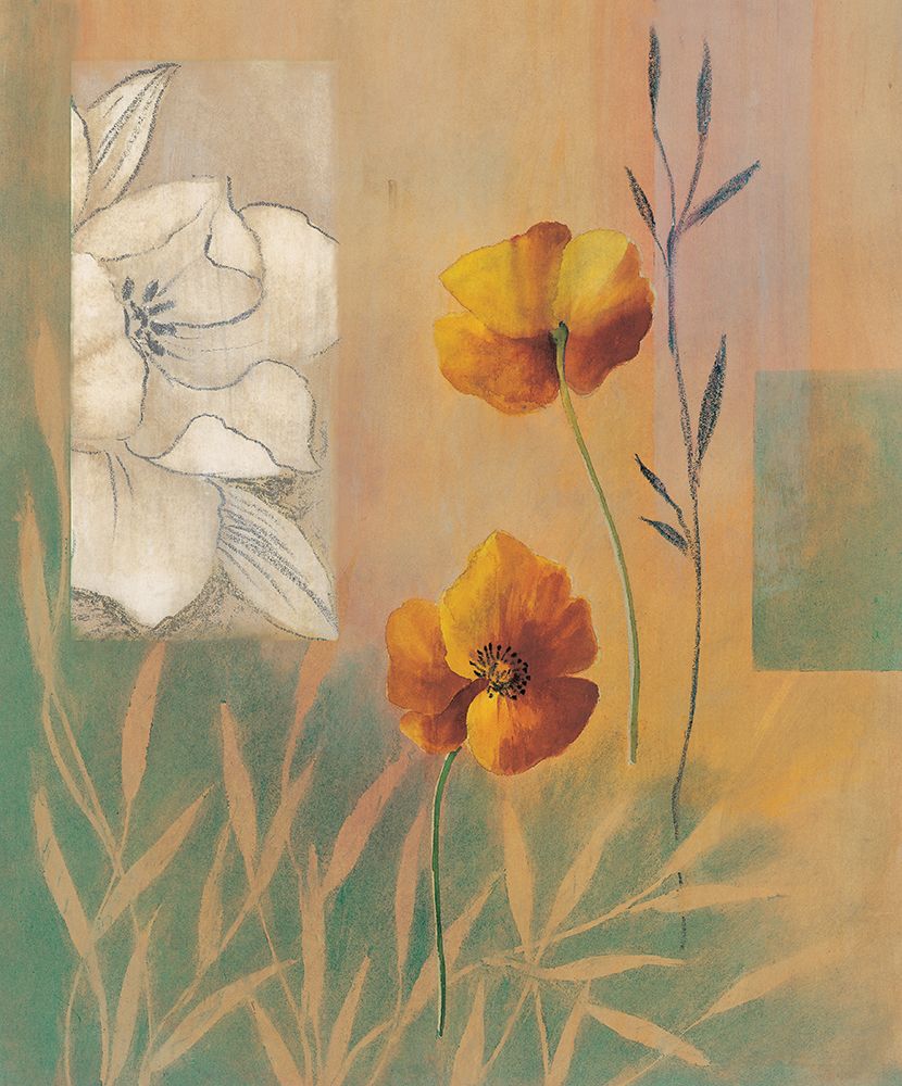 Fleurs et couleurs I art print by Genevieve Boulez for $57.95 CAD