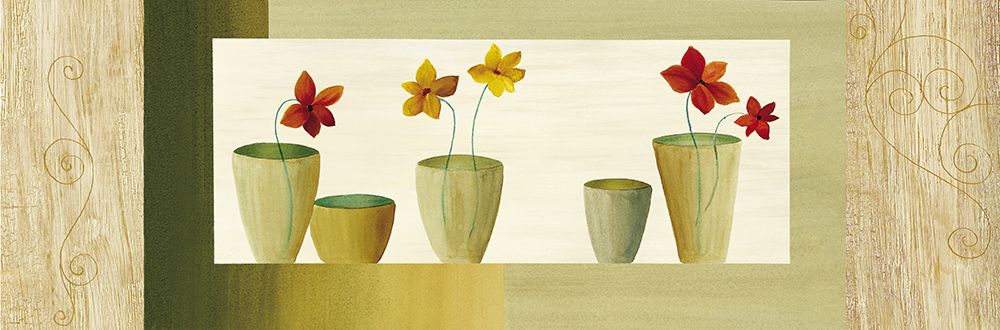 Vases avec fleurs II art print by Genevieve Boulez for $57.95 CAD