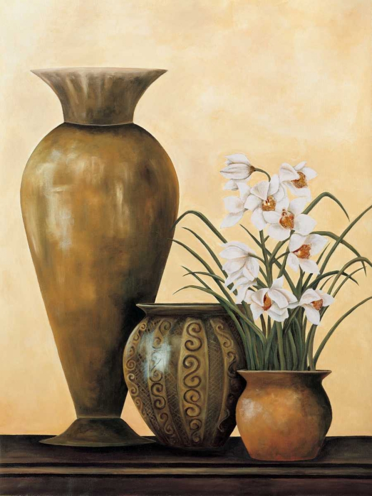 Still Life with White Flowers art print by Grace Brighton for $57.95 CAD