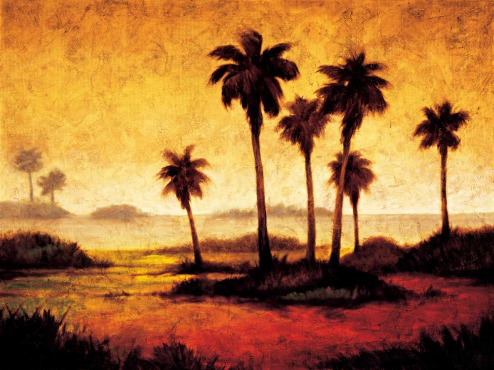 Sunset Palms I art print by Gregory Williams for $57.95 CAD