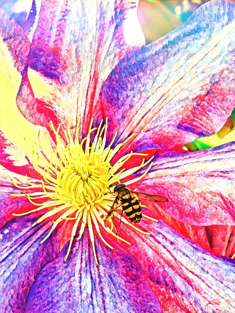 Happy Bee I art print by Heidi Bannon for $57.95 CAD