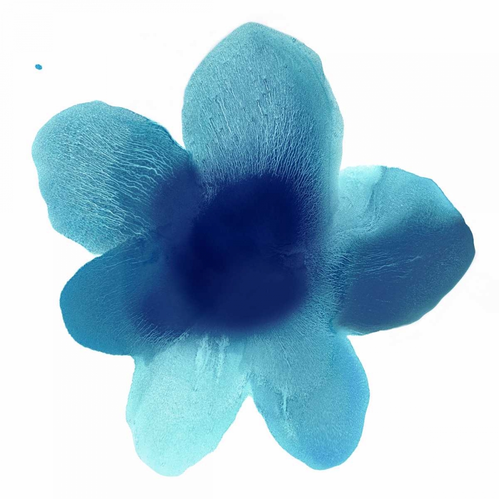 Blue Bloom I art print by Hannah Carlson for $57.95 CAD