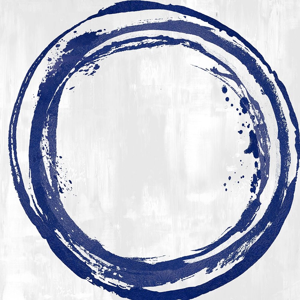 Circle Blue I art print by Natalie Harris for $57.95 CAD