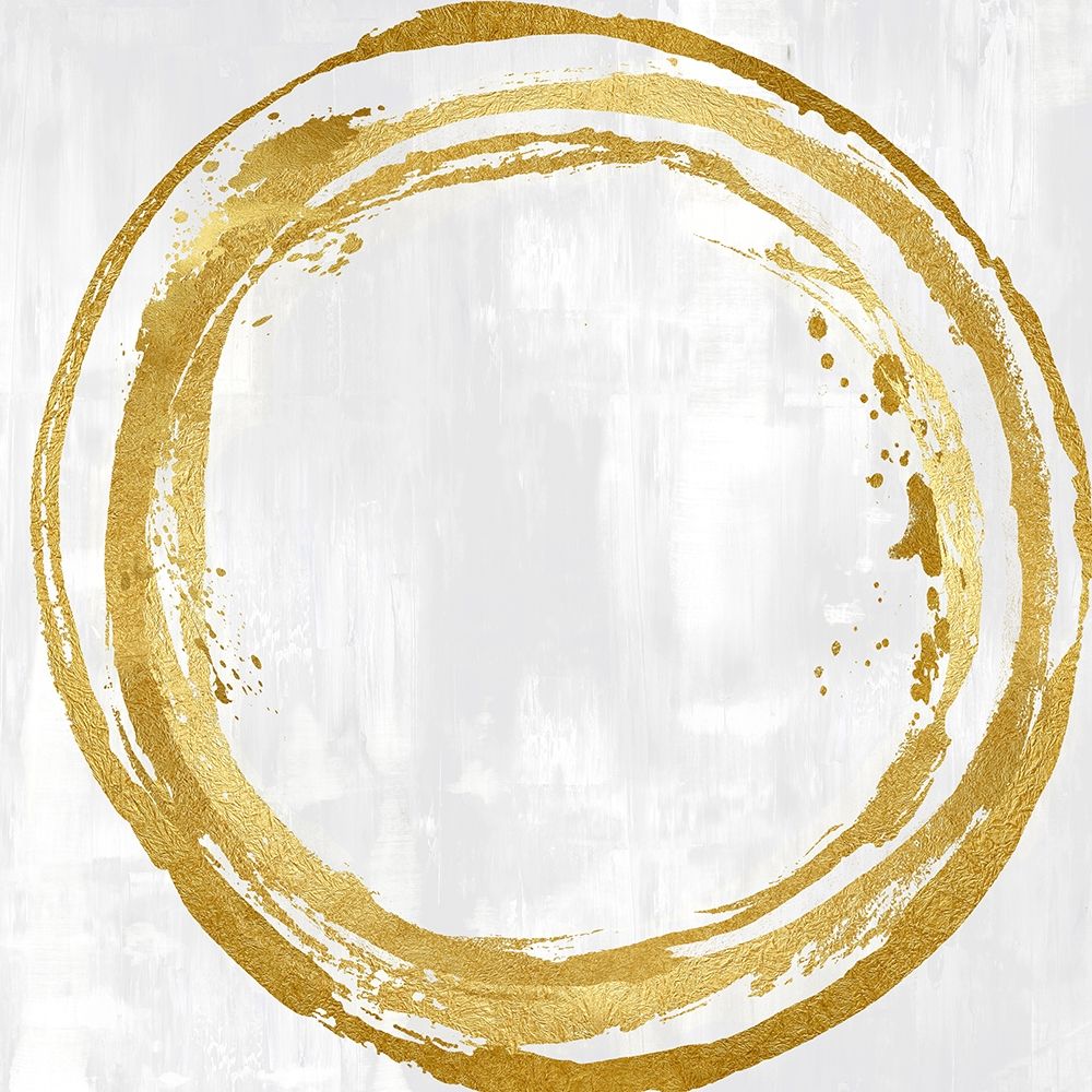 Circle Gold I art print by Natalie Harris for $57.95 CAD