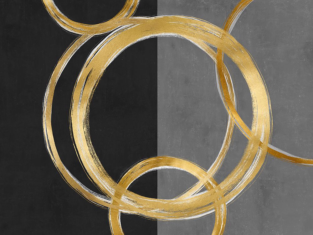 Unity Gold on Black I art print by Natalie Harris for $57.95 CAD