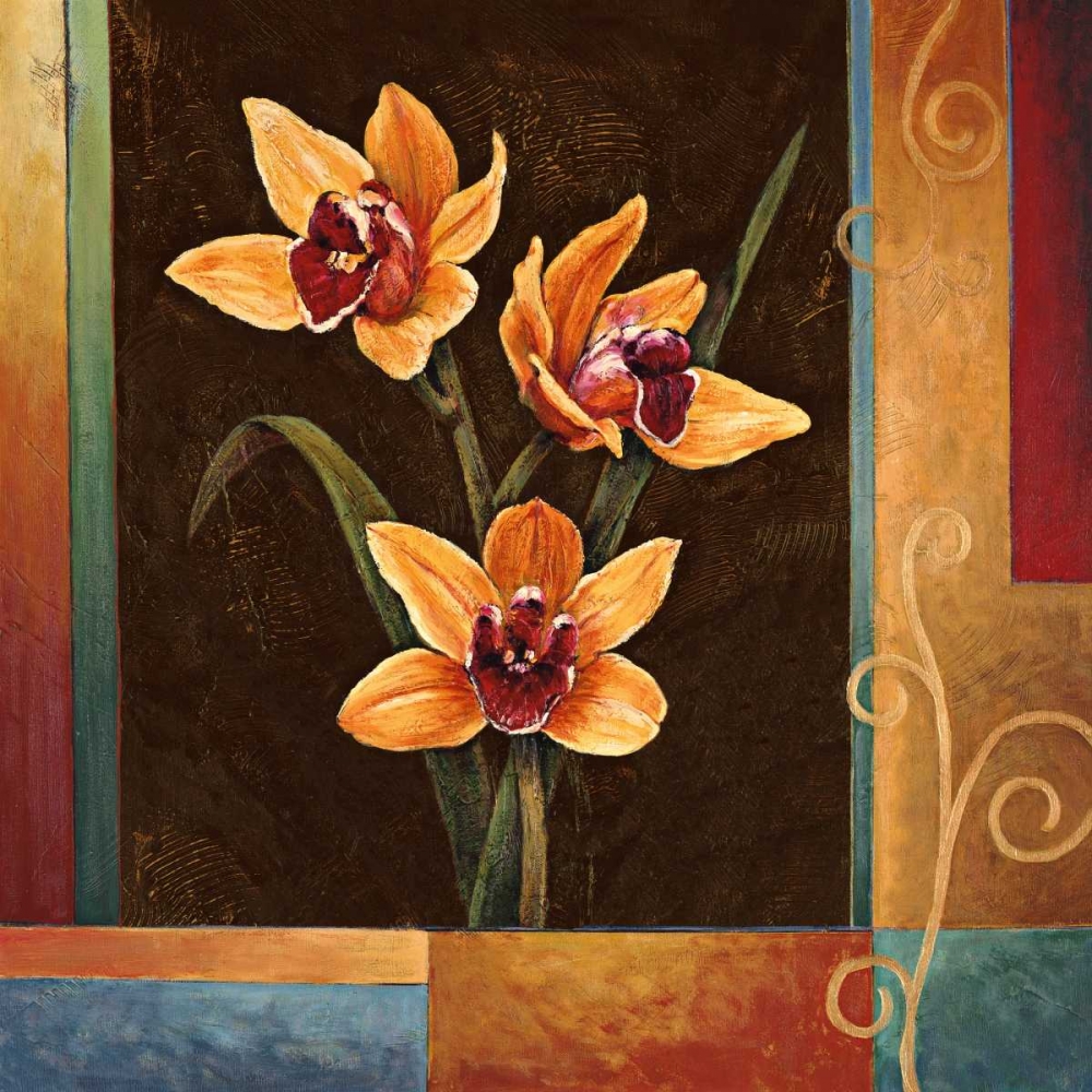 Yellow Orchids art print by Jill Deveraux for $57.95 CAD
