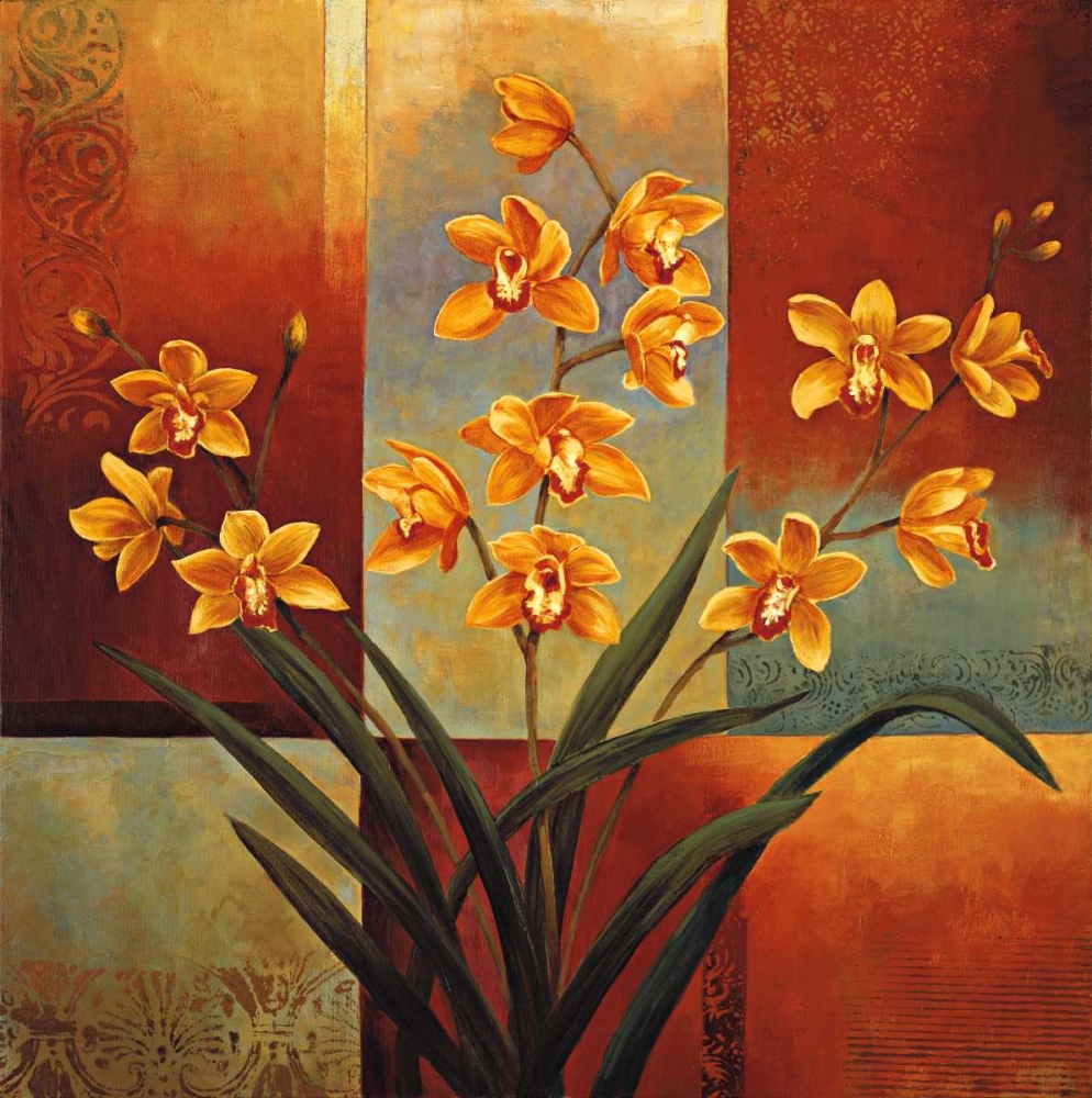 Orange Orchid art print by Jill Deveraux for $57.95 CAD
