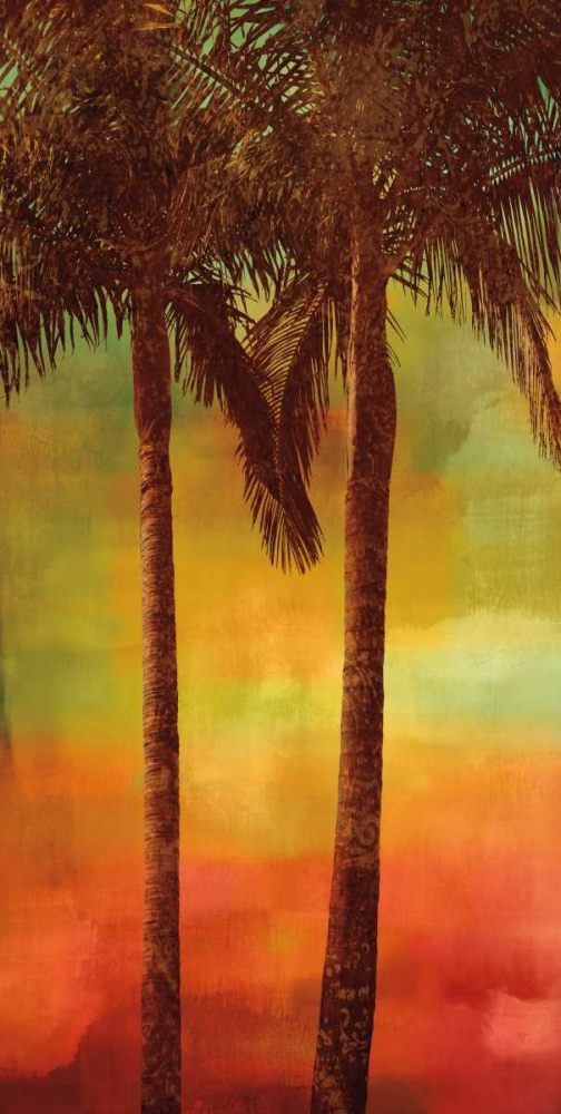 Sunset Palms II art print by John Seba for $57.95 CAD