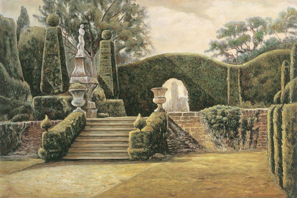 Steps to the Garden II art print by Isabelle Collins for $57.95 CAD