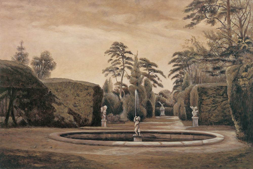 Classical Garden I art print by Isabelle Collins for $57.95 CAD