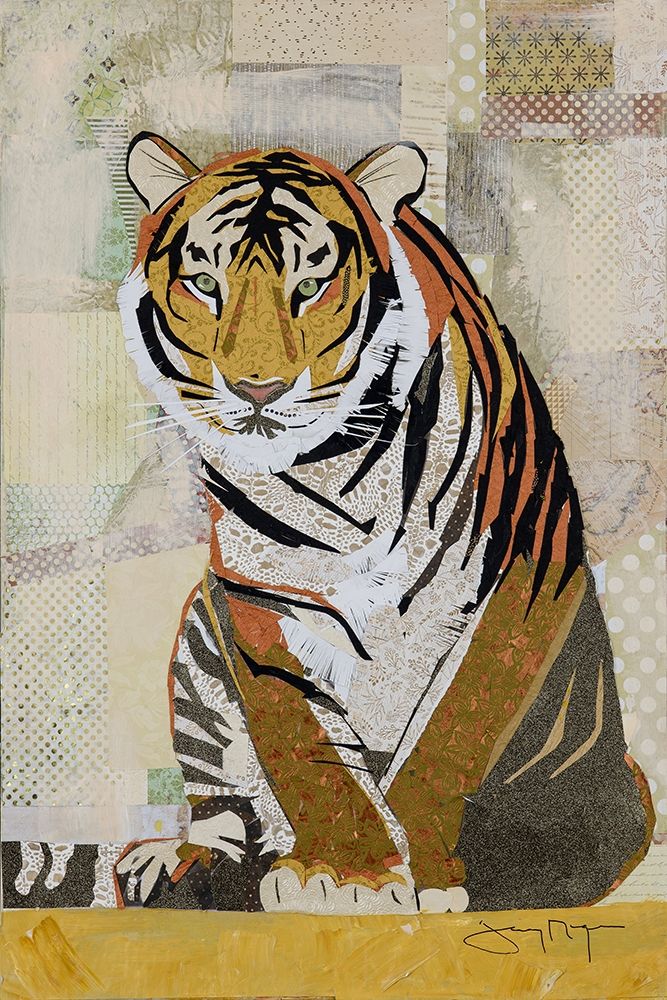 Tiger Perseverance art print by Jenny McGee for $57.95 CAD