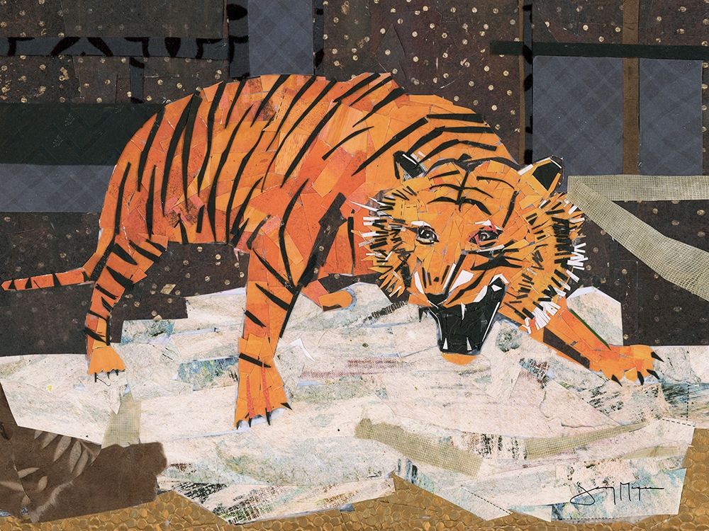 Roaring Tiger art print by Jenny McGee for $57.95 CAD