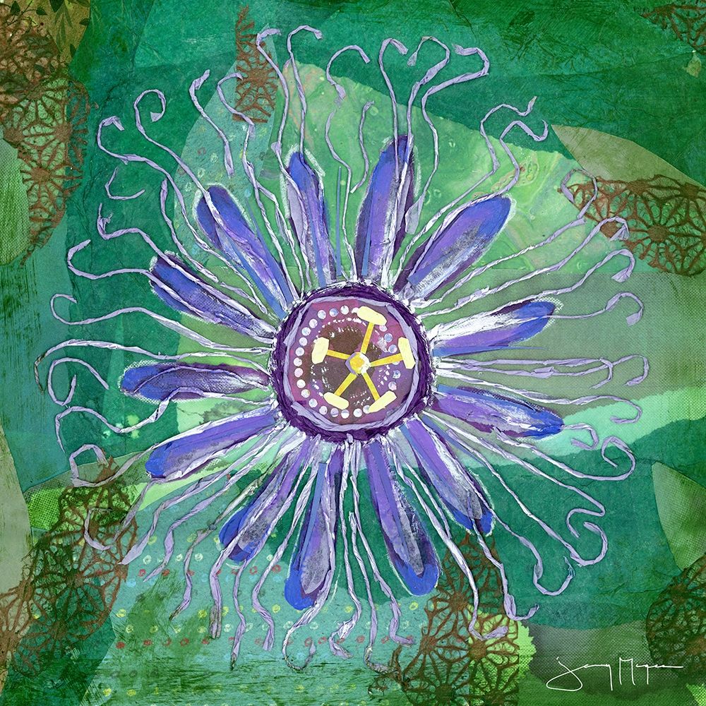 Passion Flower I art print by Jenny McGee for $57.95 CAD