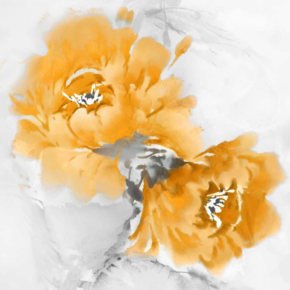 Flower Bloom in Mandarin I art print by Jesse Stevens for $57.95 CAD