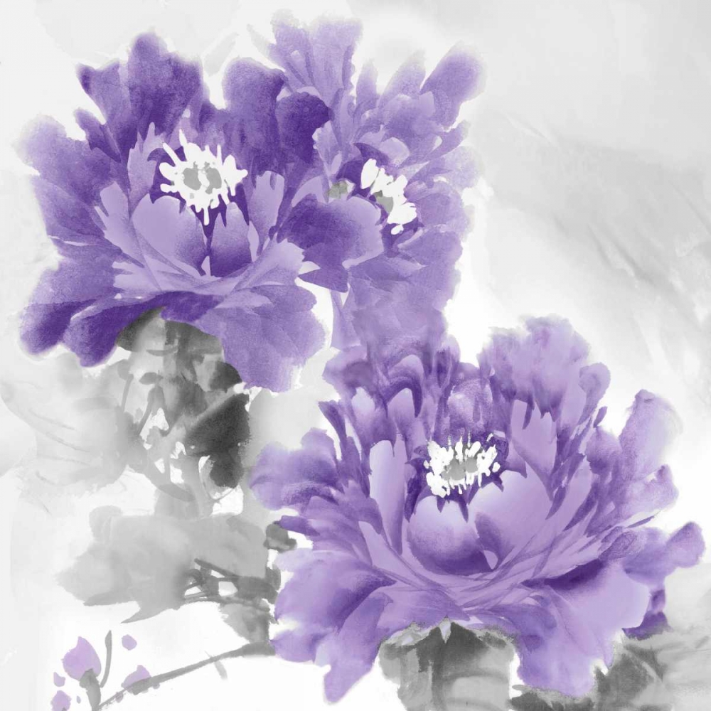 Flower Bloom in Amethyst I art print by Jesse Stevens for $57.95 CAD
