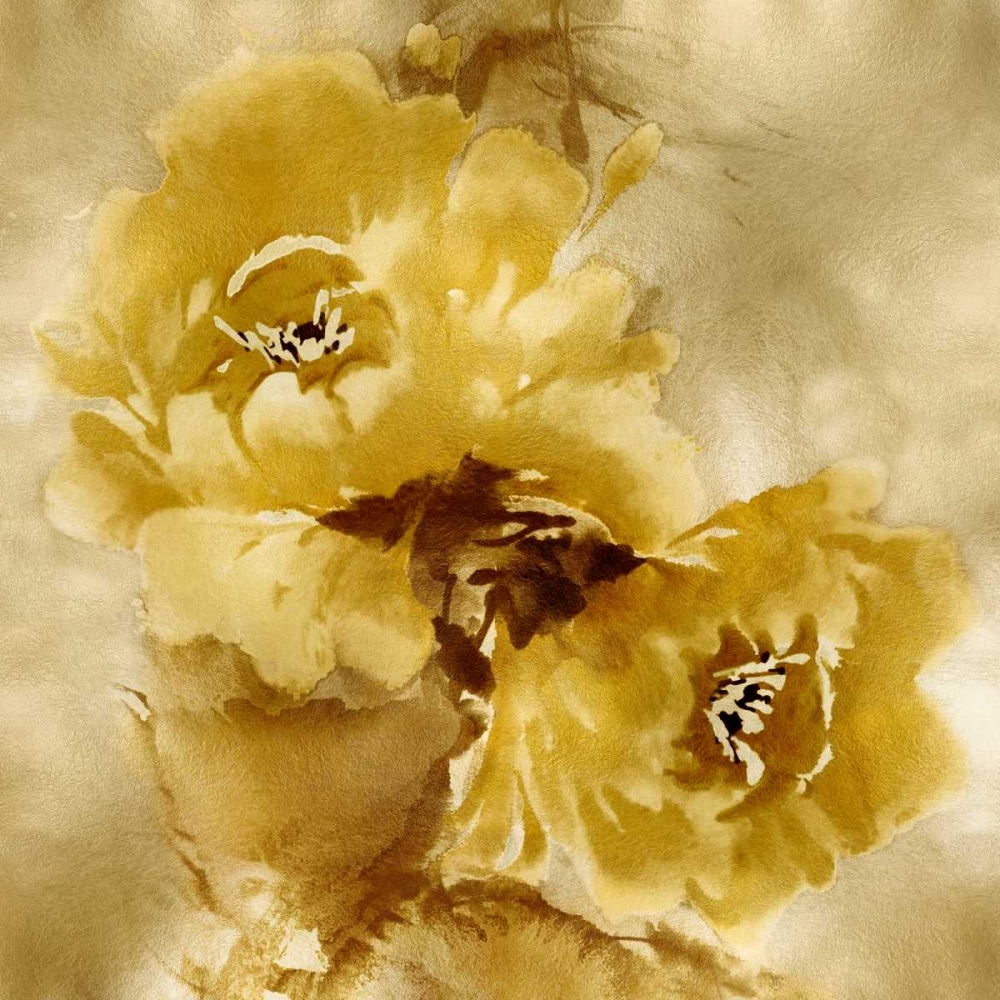 Flower Bloom on Gold II art print by Jesse Stevens for $57.95 CAD