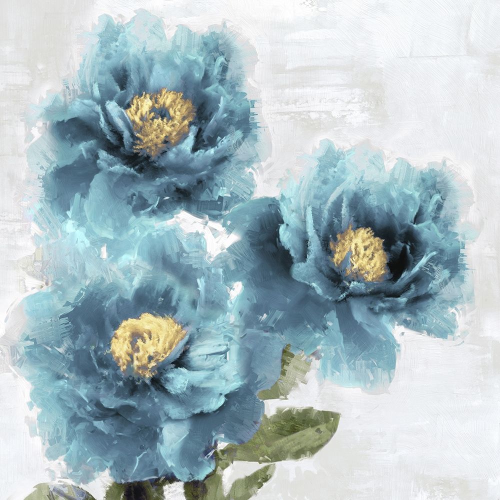 Blue Bloom I art print by Jesse Stevens for $57.95 CAD